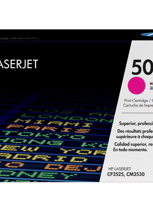 HP 504A Magenta LaserJet Toner Cartridge  (CE253A)-Genuine