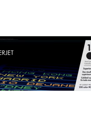 HP 131A Black LaserJet Toner Cartridge (CF210A)-Genuine