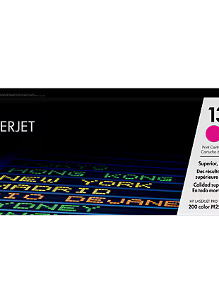 HP 131A Magenta LaserJet Toner Cartridge (CF213A)-Genuine