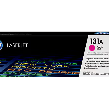 HP 131A Magenta LaserJet Toner Cartridge (CF213A)-Genuine