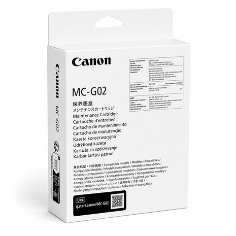 Canon MC-G02 Maintenance Cartridge- Genuine