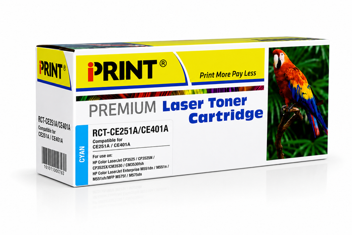 iPRINT HP 507A (CE401A) Compatible Cyan Toner Cartridge