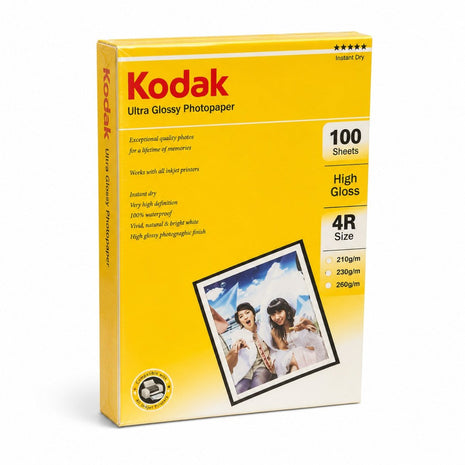 A6 PHOTOPAPERS-KODAK REAM OF 100 SHEETS -230gsm - Emerging Computers Ltd