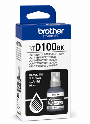 Brother BTD100 Black Ink Bottle 108ml - Emerging Computers Ltd