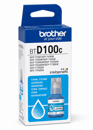 Brother BTD100 Cyan Ink Bottle 48.8ml - Emerging Computers Ltd
