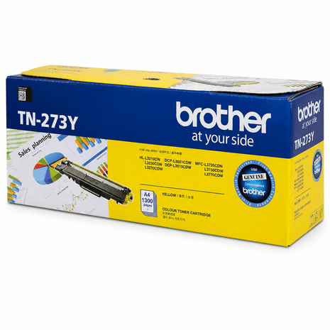 BROTHER TN273 Yellow Toner Cartridge - Emerging Computers Ltd
