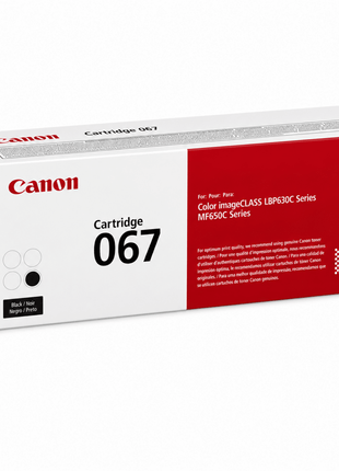Canon 067 BK Black Toner Cartridge- Genuine - Emerging Computers Ltd
