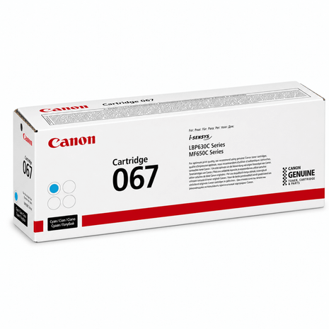 Canon 067 C Cyan Toner Cartridge- Genuine - Emerging Computers Ltd