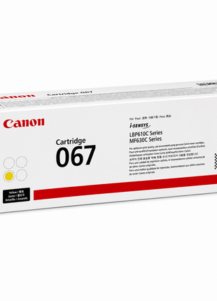 Canon 067 Y Yellow Toner Cartridge- Genuine - Emerging Computers Ltd