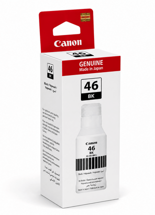 Canon GI-46 BK Black Ink Bottle- Genuine - Emerging Computers Ltd