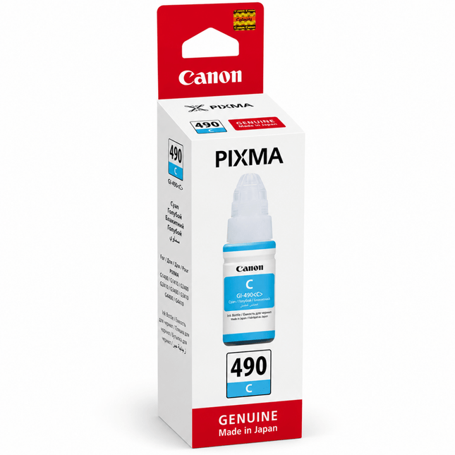 Canon GI-490 Original Cyan Ink- Genuine - Emerging Computers Ltd