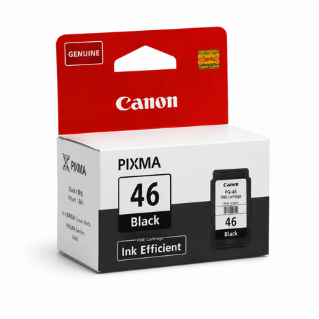 Canon PG-46 Black Ink Cartridge- Genuine - Emerging Computers Ltd