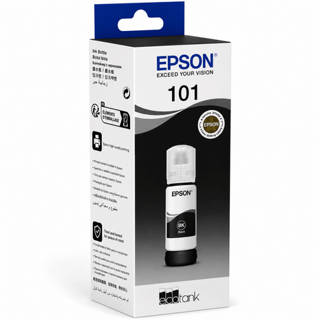 Epson 101 EcoTank Black Ink Bottle 127ml - Emerging Computers Ltd