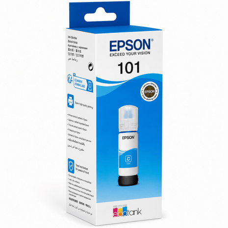Epson 101 EcoTank Cyan Ink Bottle 70 ml - Emerging Computers Ltd
