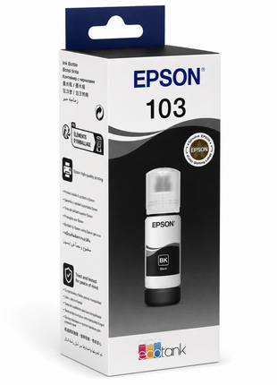 Epson 103 EcoTank Black Ink Bottle 65 ml - Emerging Computers Ltd
