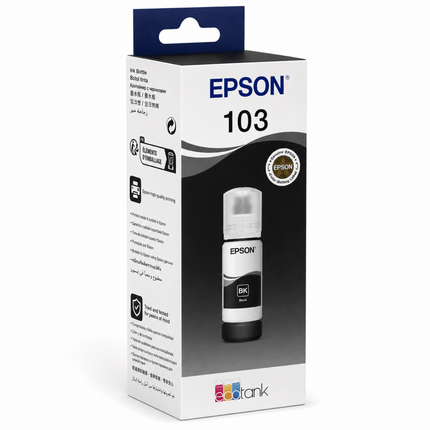 Epson 103 EcoTank Black Ink Bottle 65 ml - Emerging Computers Ltd