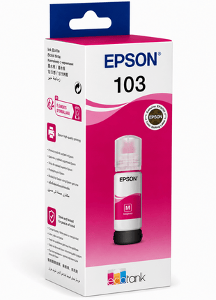 Epson 103 EcoTank Magenta Ink Bottle 65 ml - Emerging Computers Ltd