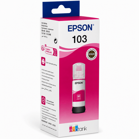 Epson 103 EcoTank Magenta Ink Bottle 65 ml - Emerging Computers Ltd