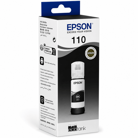 Epson 110XL Black Ink Bottle 120ml - Emerging Computers Ltd