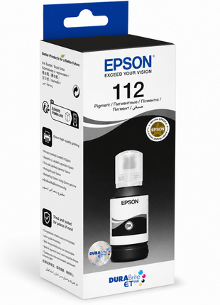 Epson 112 EcoTank Black Ink Bottle 127ml - Emerging Computers Ltd