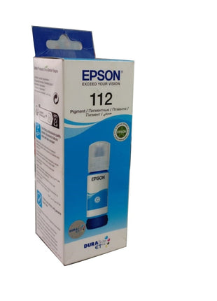 Epson 112 EcoTank Cyan ink bottle 70ml - Emerging Computers Limited