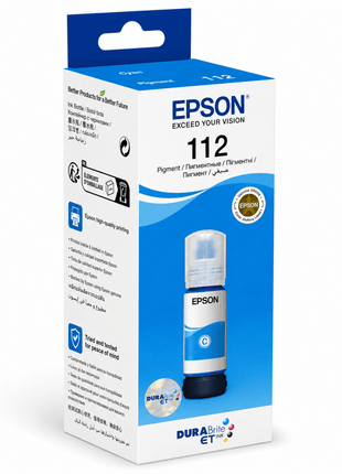 Epson 112 EcoTank Cyan Ink Bottle 70ml - Emerging Computers Ltd