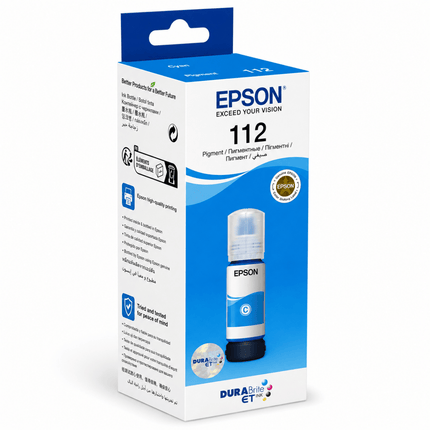 Epson 112 EcoTank Cyan Ink Bottle 70ml - Emerging Computers Ltd