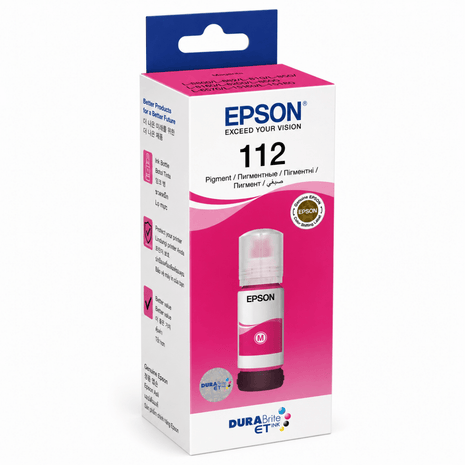 Epson 112 EcoTank Magenta Ink Bottle 70ml - Emerging Computers Ltd