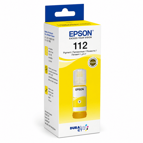 Epson 112 EcoTank Yellow Ink Bottle 70ml - Emerging Computers Ltd