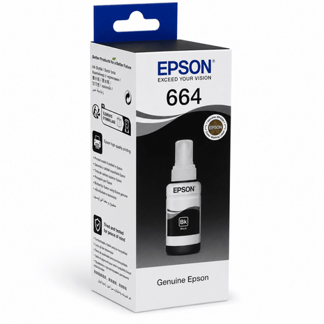 Epson T-6641A Black Ink Bottle 70ml - Emerging Computers Ltd