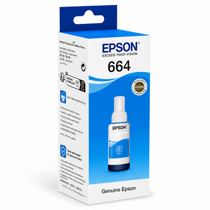 Epson T-6642A Cyan Ink Bottle 70ml - Emerging Computers Ltd