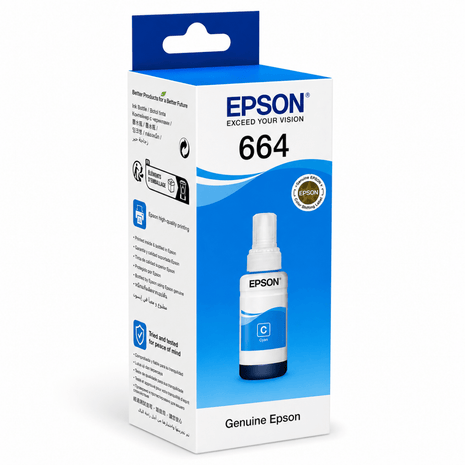 Epson T-6642A Cyan Ink Bottle 70ml - Emerging Computers Ltd