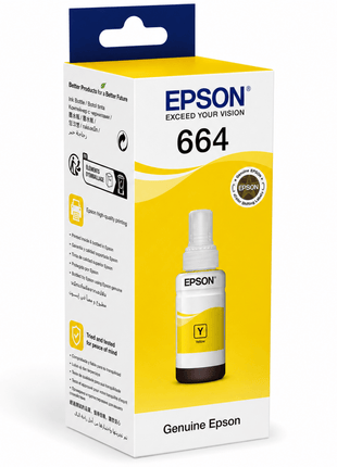 Epson T-6644A Yellow Ink Bottle 70ml - Emerging Computers Ltd