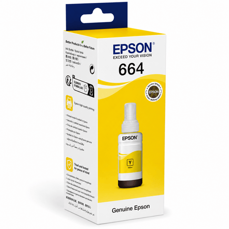 Epson T-6644A Yellow Ink Bottle 70ml - Emerging Computers Ltd
