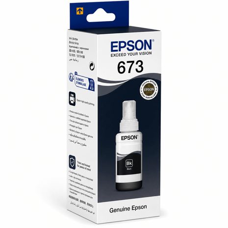 Epson T-6731A Black Ink Bottle 70ml - Emerging Computers Ltd