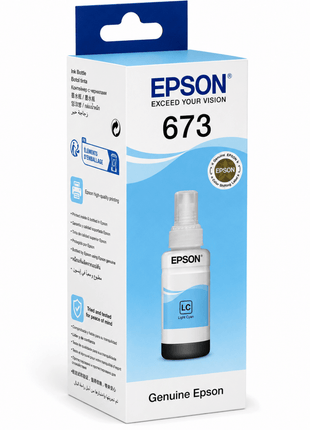 Epson T-67354A Light Cyan Ink Bottle 70ml - Emerging Computers Ltd