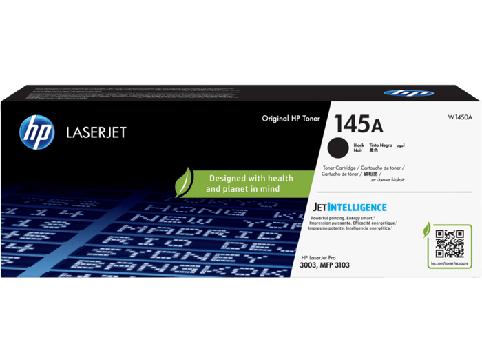 HP 145A Black LaserJet Toner Cartridge (W1450A)-Genuine - Emerging Computers Ltd