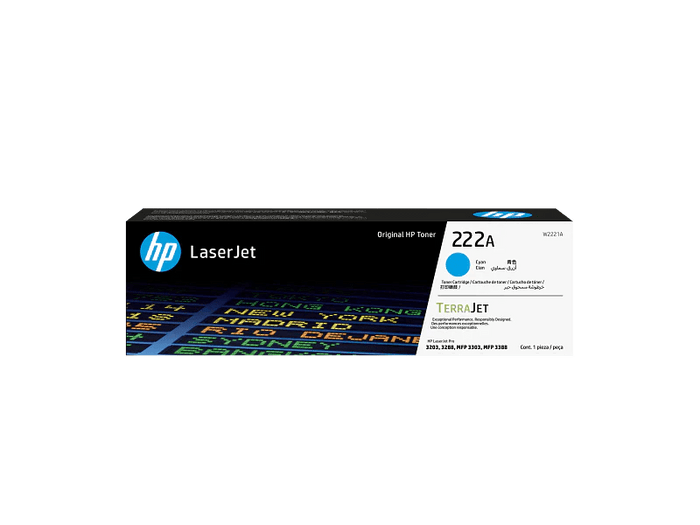 HP 222A Cyan LaserJet Toner Cartridge (W2221A) - Emerging Computers Limited
