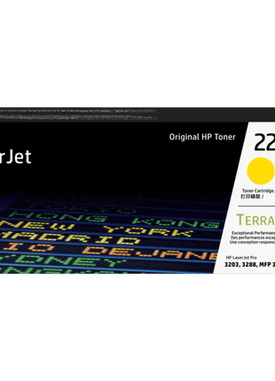 HP 222A Yellow LaserJet Toner Cartridge (W2222A) - Emerging Computers Limited