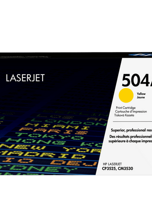 HP 504A Yellow Toner Cartridge CE252A - Emerging Computers Limited