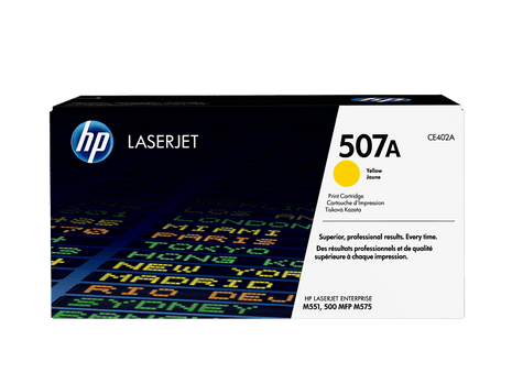 HP 507A Yellow Toner Cartridge CE402A - Emerging Computers Limited