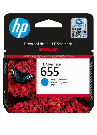 HP 655 Ink Cartridge Cyan - Emerging Computers Limited