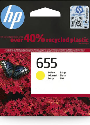 HP 655 Ink Cartridge Yellow - Emerging Computers Limited