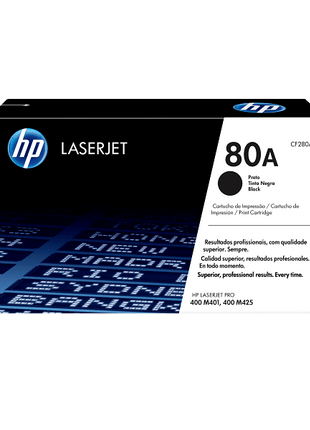 HP 80A Black Toner Cartridge CF280A - Emerging Computers Limited