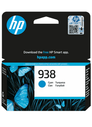 HP 938 Cyan Ink Cartridge (4S6X5PE) - Emerging Computers Limited