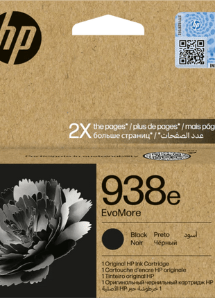 HP 938e EvoMore Black Original Ink Cartridge (4S6Y2PE) - Emerging Computers Limited