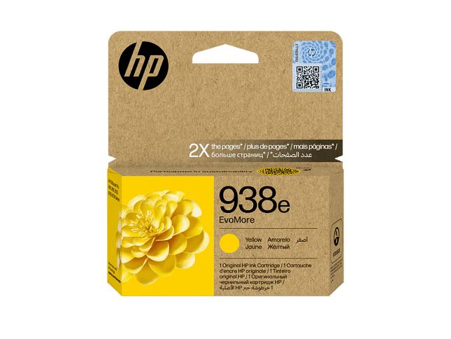 HP 938e EvoMore Yellow Original Ink Cartridge - Emerging Computers Limited