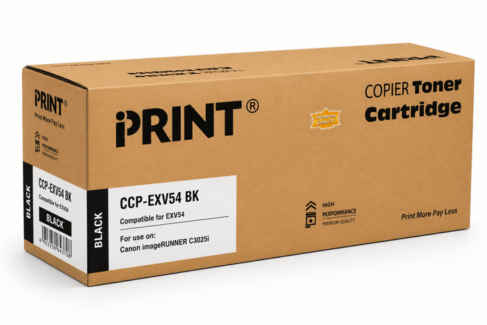 iPRINT CANON EXV54 Compatible Black Toner Cartridge - Emerging Computers Ltd