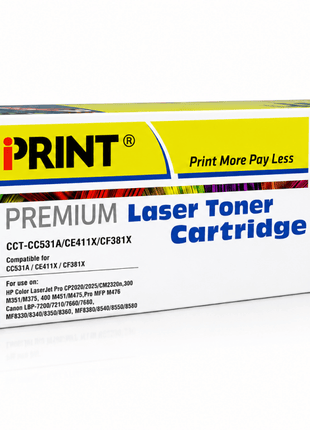 IPRINT CE411A Compatible for HP 305A Cyan - Emerging Computers Ltd