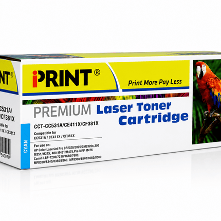 IPRINT CE411A Compatible for HP 305A Cyan - Emerging Computers Ltd